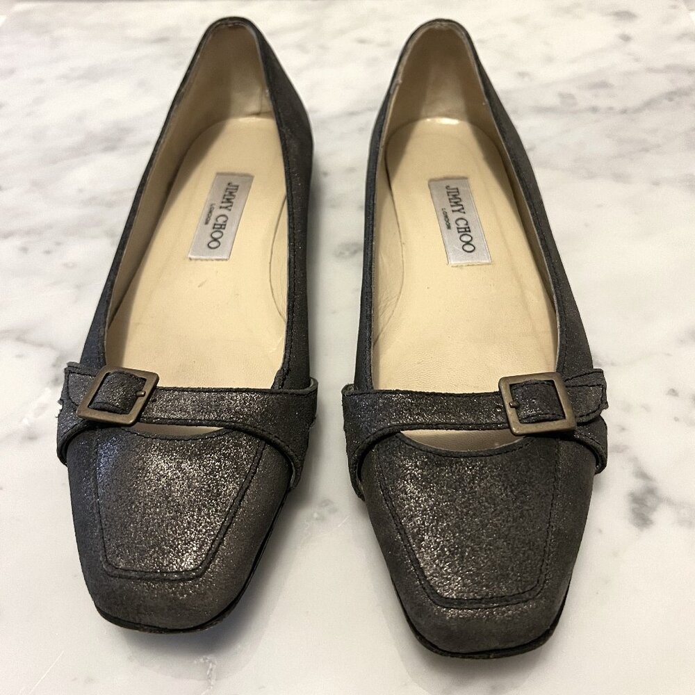 Jimmy Choo Leather Ballet Flat